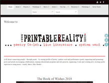 Tablet Screenshot of printablereality.com